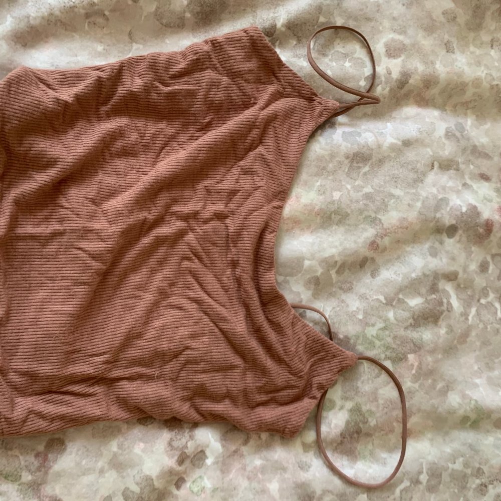 PacSun Darkish Nude Thin Strap Tank Top